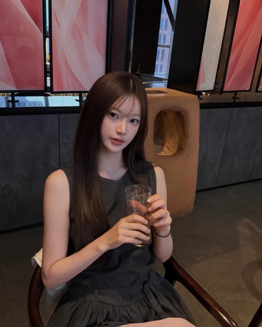끌레 스트랩 미니 원피스 