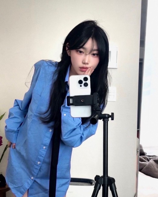 스크류 스탠다드 리넨 셔츠 