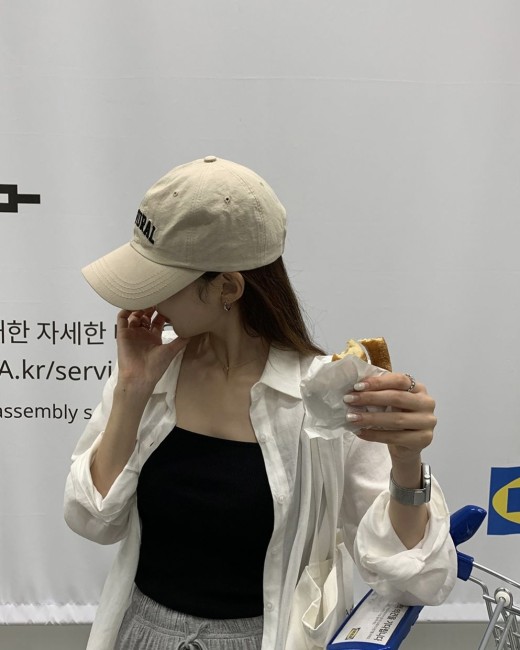 레인 끈 골지 나시